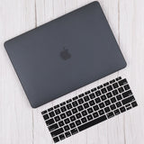 Redlai Matte & Crystal Hard Shell Case with Keyboard cover For 2019 Macbook Pro 13 TouchBar A2159 2018 Air 13 A1932 Retina 11 15