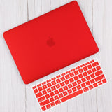 Redlai Matte & Crystal Hard Shell Case with Keyboard cover For 2019 Macbook Pro 13 TouchBar A2159 2018 Air 13 A1932 Retina 11 15