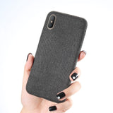 KISSCASE Pure Lightweight Case For iPhone XS Max Cover Ultra Thin Soft Cloth Shell For iPhone 6S 6 7 8 Plus X XR 11 Pro Max Case