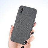 KISSCASE Pure Lightweight Case For iPhone XS Max Cover Ultra Thin Soft Cloth Shell For iPhone 6S 6 7 8 Plus X XR 11 Pro Max Case