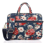 Floral Women Messenger Bag Laptop Shoulder Bag Handbag Carrying Case Thin Quality Portable Notebook Messenger Bag 13 14 15 15.6