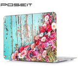 Flower series Hard Case Cover Skin Set Rubberized keyboard cover For Apple Macbook Pro Air Retina 11 12 13 15"inch Touch Bar