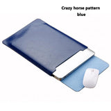 waterproof Notebook sleeve 11.6 12 13.3 15 15.4 inch leather Laptop bag pouch cover for macbook air pro 11 12 13 15 case SY001