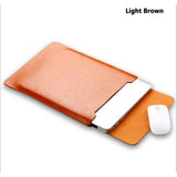 waterproof Notebook sleeve 11.6 12 13.3 15 15.4 inch leather Laptop bag pouch cover for macbook air pro 11 12 13 15 case SY001