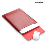waterproof Notebook sleeve 11.6 12 13.3 15 15.4 inch leather Laptop bag pouch cover for macbook air pro 11 12 13 15 case SY001