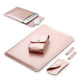 waterproof Notebook sleeve 11.6 12 13.3 15 15.4 inch leather Laptop bag pouch cover for macbook air pro 11 12 13 15 case SY001