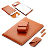 waterproof Notebook sleeve 11.6 12 13.3 15 15.4 inch leather Laptop bag pouch cover for macbook air pro 11 12 13 15 case SY001