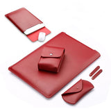 waterproof Notebook sleeve 11.6 12 13.3 15 15.4 inch leather Laptop bag pouch cover for macbook air pro 11 12 13 15 case SY001