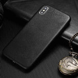 PU Leather Phone Case for iPhone 6 6S Plus 7 8 Plus Shockproof Bumper Phone Case for iPhone X XS Max XR XS Prime Coque